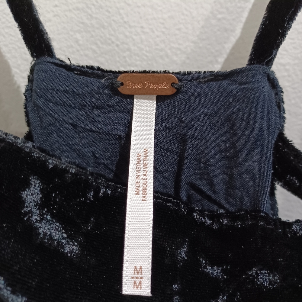 Free people black velvet jumpsuit - Picture 11 of 15